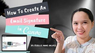 How to create an email signature in Canva?