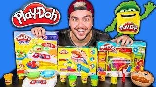 ABRINDO AS MASSINHAS PLAY DOH MAIS FAMOSAS DO MUNDO !!