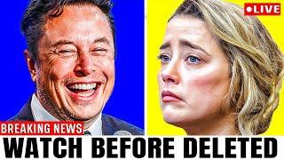 Elon Musk HUMILIATES Amber Heard On Live TV & She Breaks Down Completely