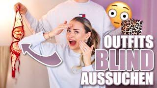 OUTFITS BLIND AUSSUCHEN - EXTREM Was JONAS geshoppt hat | XLAETA