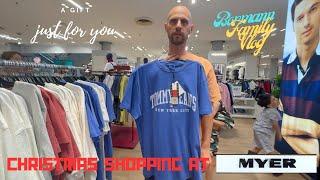 Christmas Shopping at Myer Australia I Vlogmas 2024 I Bormann Family Vlog