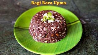 റാഗി റവ ഉപ്പുമാവ് | Ragi Rava Upma Recipe in Malayalam| Weight loss Breakfast |Nishi's Kitchen Vlogs