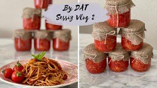 SESSİZ VLOG | Domates Konservesi | Domates Soslu Spagetti | Little Forest Summer | Korean movie