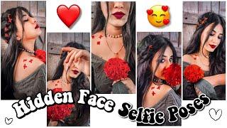 Snapchat Selfie Poses ️🫶| DP pr Profile Picture Poses | Hidden Face Selfie for Girls #snapchat