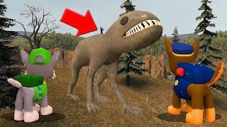 SCARY SCP BEHEMOTH IS HUNTING US! DANGEROUS SCP AGAINST PUPPY PAW PATROL ONLINE! (Garry's Mod)