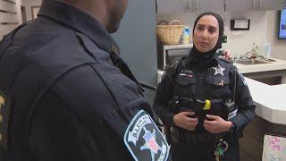 Keeping the peace while keeping her faith, Muslim officer breaking barriers