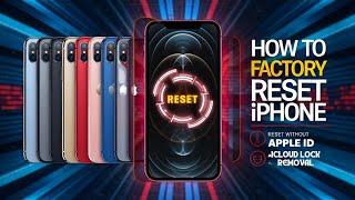 "Forgot Your Apple ID Password? Factory Reset ANY iPhone X-15 in Minutes!"