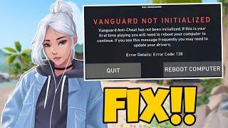 How to fix valorant error code 128 | vanguard not initialized