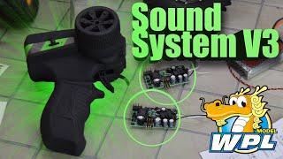 WPL Sound System V3. Приемник, регулятор, свет, звук, управление лебедкой - 5 в 1