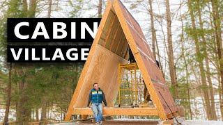 Building a MASSIVE CABIN VILLAGE From Scratch! (DEN Outdoors Cabins)