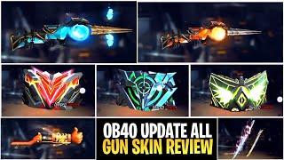 Ob40 Update All Legendary Weapon Skins | Upcoming All Weapon Skins Free Fire | Ob40 All Weapon Skins