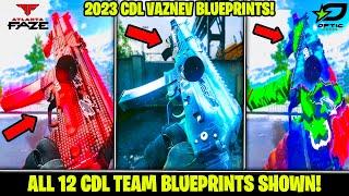 ALL 12 NEW CDL TEAM SUPPORTER PACKS + BLUEPRINTS SHOWN!  OpTiC Faze Call Of Duty League Bundles MW2