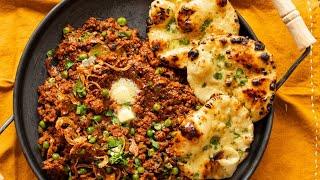 Classic Indian Pakistani Dish Made Vegan: Keema Curry with Soya Mince (No Meat Required)