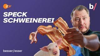 Speck Spion: Sebastian frühstückt den Bacon ab