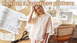 Attempting to Sew Another Japanese Pattern (I'm in LOVE!) | Sewing a Japanese Pattern - Part 2