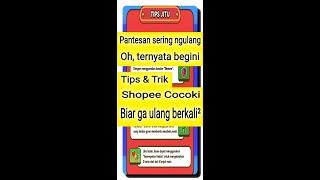 Ternyata begini !!! Trik menang Shopee Cocoki level 2 biar ga ulang berkali kali | Tutorial #shopee