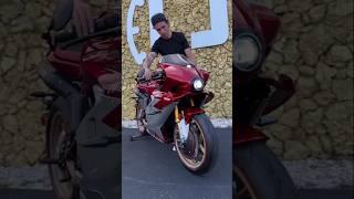 MV Agusta Superveloce 1000 serie pro  loud exhaust sound  #shorts #shortvideo #exhaust #trending