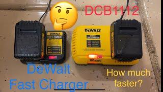 DeWalt Fast Charger comparison DCB1112