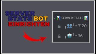 SERVER STATS BOT einrichten I DISCORD