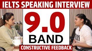 IELTS Speaking Interview 9.0 Band with Feedback | Sapna Dhamija