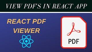 How to view pdfs using React Pdf Viewer