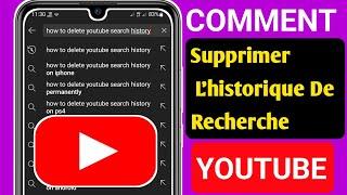 Comment Supprimer L'historique De Recherche Sur Youtube || Youtube Nouvelle Mise À Jour