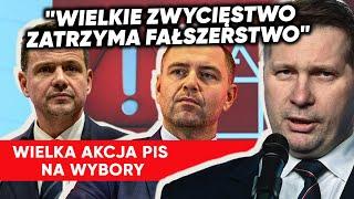 Wielka akcja PiS na wybory. Czarnek: Wielkie zwycięstwo zatrzyma fałszerstwo