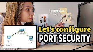 CISCO Port Security at work | Commands and tutorial for beginners (Packet Tracer)