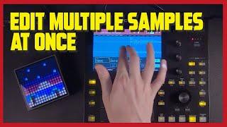 MPC ONE | Roadbumps: How to edit multiple samples at once