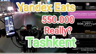 Yandex Eats da 1 Kunda→___←? Яндекс Еде за день в Ташкенте?#YandexEats#ташкент#яндекседа#заработок