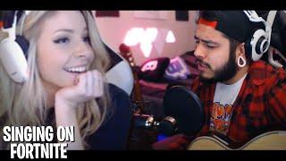 SINGING to a GIRL on Fortnite! CaseyMeow pt.1