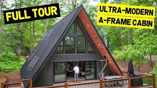 MASSIVE 2-Story 1500sqft Ultra-Modern DREAM A-FRAME CABIN! (Full Tour)