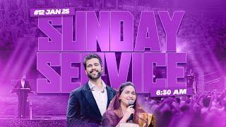 Sunday First Service || 12th Jan 2025 || Raj Prakash Paul || Jessy Paul