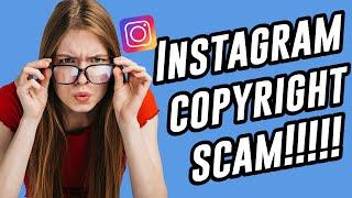 INSTAGRAM COPYRIGHT CLAIM SCAM - FAKE DM Phishing Message - BEWARE!