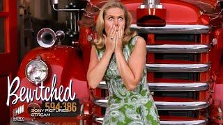 Aunt Clara Goes Public with her Powers | Bewitched - TV Show