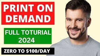 Print on Demand 2024 - Complete Tutorial for Beginners (Shopify, Printful)