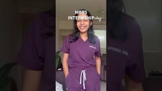 a day as an *Intern Doctor*! 🩺| MBBS internship | #mbbs #doctorlife #minivlogshorts