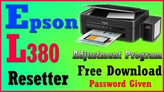 Download Epson L380 Resetter, A printer's ink pad is at the end its service life error solution