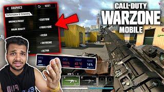 WARZONE MOBILE BEST GRAPHICS SETTINGS FOR 60FPS | MAJOR SETTINGS FOR BEST PERFORMANCE - 101% GPU 