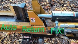 Fix the auto return function on your log splitter! Easy!