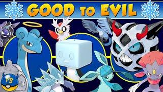 Every ICE-TYPE Pokemon: Good to Evil ️