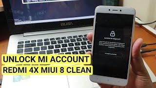 Unlock Micloud Xiaomi Redmi 4x Santoni Clean All Fix Sensor no relock