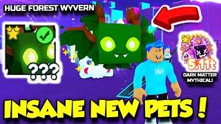 Hatching The NEW HUGE EXCLUSIVE PET And The RAREST DARK MATTER MYTHICAL IN PET SIMULATOR X! (Roblox)