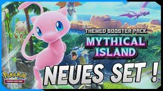 Neues Pokemon TCG Pocket Set ! Mythical Island mit Mew EX uvm