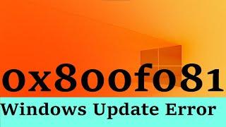 Windows Update Error 0x800f081f in Windows 10 & 11 {Two Simple Methods}