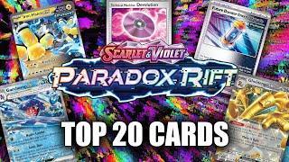 Top 20 BEST Cards From PARADOX RIFT! - Set Review (Pokemon TCG)