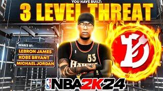 THIS 6'8 "3 LEVEL THREAT" BUILD is GAMEBREAKING in NBA 2K24! BEST 6'8 BUILD NBA 2K24!