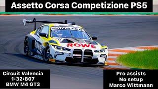 Assetto Corsa Competizione PS5 - Hotlap Circuit Valencia - BMW M4 GT3 - Marco Wittmann - 1:32:807