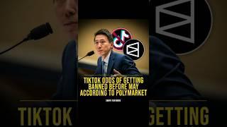 According to data from @polymarket, there’s now about a 74% chance that TikTok will be banned in US