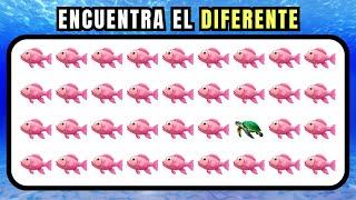  PECES | Encuentra el Diferente | Quiz Divertido con 40 Desafíos Acuáticos